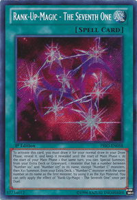 Rank-Up-Magic - The Seventh One [PRIO-EN058] Secret Rare - POKÉ JEUX