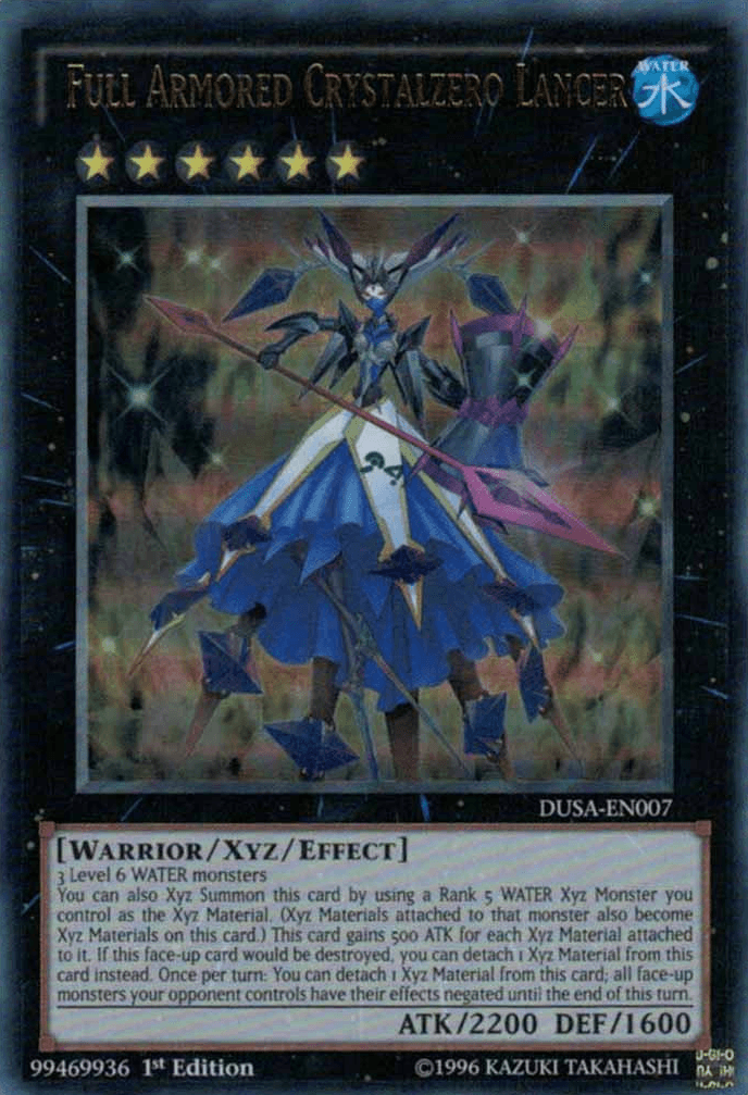 Full Armored Crystalzero Lancer [DUSA-EN007] Ultra Rare - POKÉ JEUX