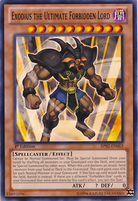 Exodius the Ultimate Forbidden Lord [BP02-EN063] Mosaic Rare - POKÉ JEUX