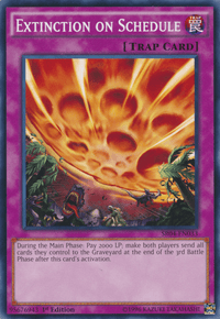Extinction on Schedule [SR04-EN033] Common - POKÉ JEUX