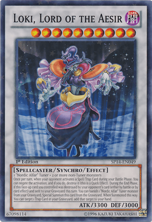 Loki, Lord of the Aesir [SP14-EN049] Starfoil Rare - POKÉ JEUX