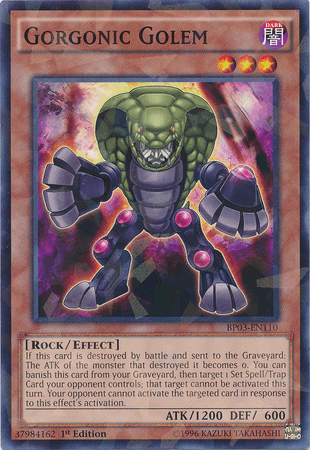 Gorgonic Golem [BP03-EN110] Shatterfoil Rare - POKÉ JEUX