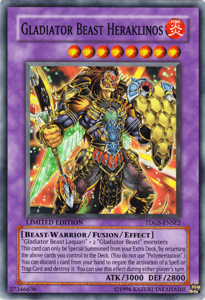 Gladiator Beast Heraklinos [TDGS-ENSE2] Super Rare - POKÉ JEUX