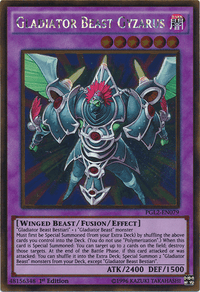 Gladiator Beast Gyzarus [PGL2-EN079] Gold Rare - POKÉ JEUX