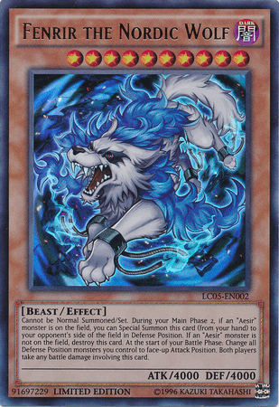 Fenrir the Nordic Wolf [LC05-EN002] Ultra Rare - POKÉ JEUX