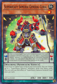 Superheavy Samurai General Coral [MP16-EN182] Common - POKÉ JEUX