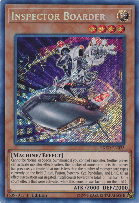 Inspector Boarder [EXFO-EN035] Secret Rare - POKÉ JEUX