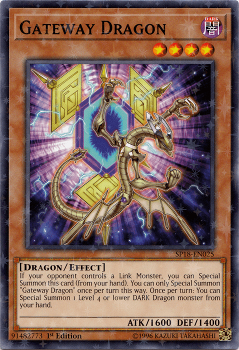 Gateway Dragon [SP18-EN025] Starfoil Rare - POKÉ JEUX