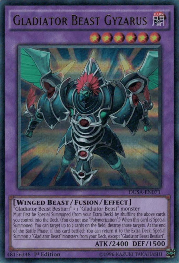 Gladiator Beast Gyzarus [DUSA-EN071] Ultra Rare - POKÉ JEUX