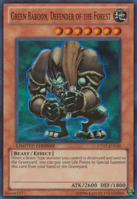 Green Baboon, Defender of the Forest [CT07-EN010] Super Rare - POKÉ JEUX