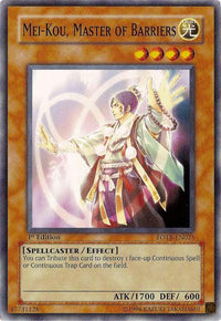 Mei-kou, Master of Barriers [FOTB-EN025] Common - POKÉ JEUX