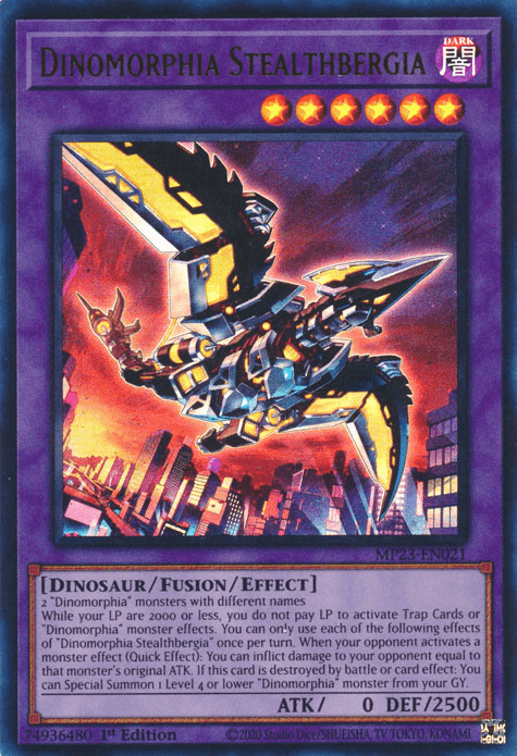 Dinomorphia Stealthbergia [MP23-EN021] Ultra Rare - POKÉ JEUX
