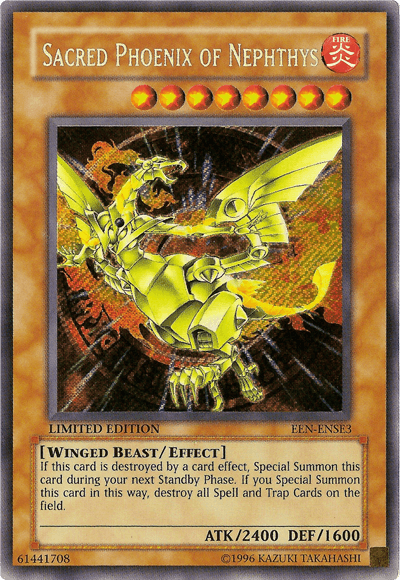 Sacred Phoenix of Nephthys [EEN-ENSE3] Secret Rare - POKÉ JEUX