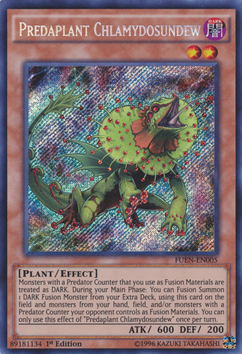 Predaplant Chlamydosundew [FUEN-EN005] Secret Rare - POKÉ JEUX