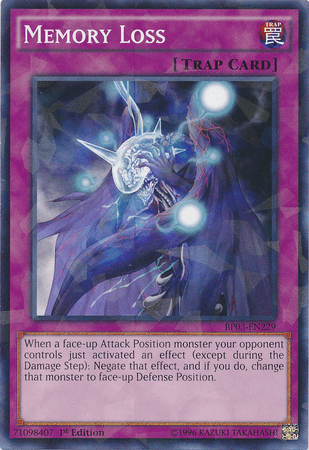 Memory Loss [BP03-EN229] Shatterfoil Rare - POKÉ JEUX