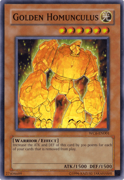 Golden Homunculus [WC6-EN001] Super Rare - POKÉ JEUX