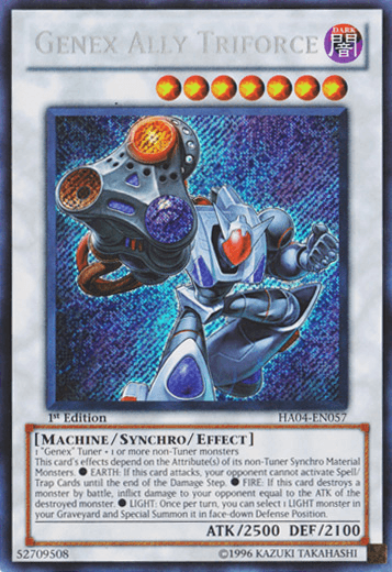 Genex Ally Triforce [HA04-EN057] Secret Rare - POKÉ JEUX