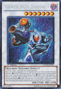Genex Ally Triforce [HA04-EN057] Secret Rare - POKÉ JEUX