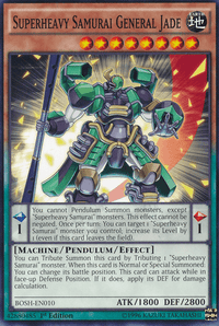 Superheavy Samurai General Jade [BOSH-EN010] Common - POKÉ JEUX