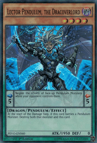 Lector Pendulum, the Dracoverlord [PEVO-EN060] Super Rare - POKÉ JEUX