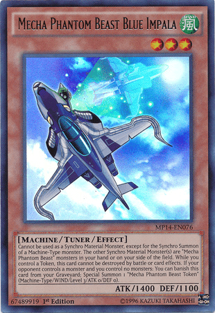 Mecha Phantom Beast Blue Impala [MP14-EN076] Ultra Rare - POKÉ JEUX