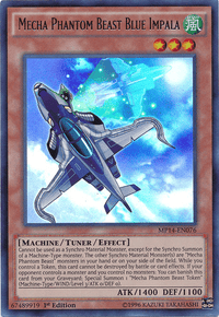 Mecha Phantom Beast Blue Impala [MP14-EN076] Ultra Rare - POKÉ JEUX