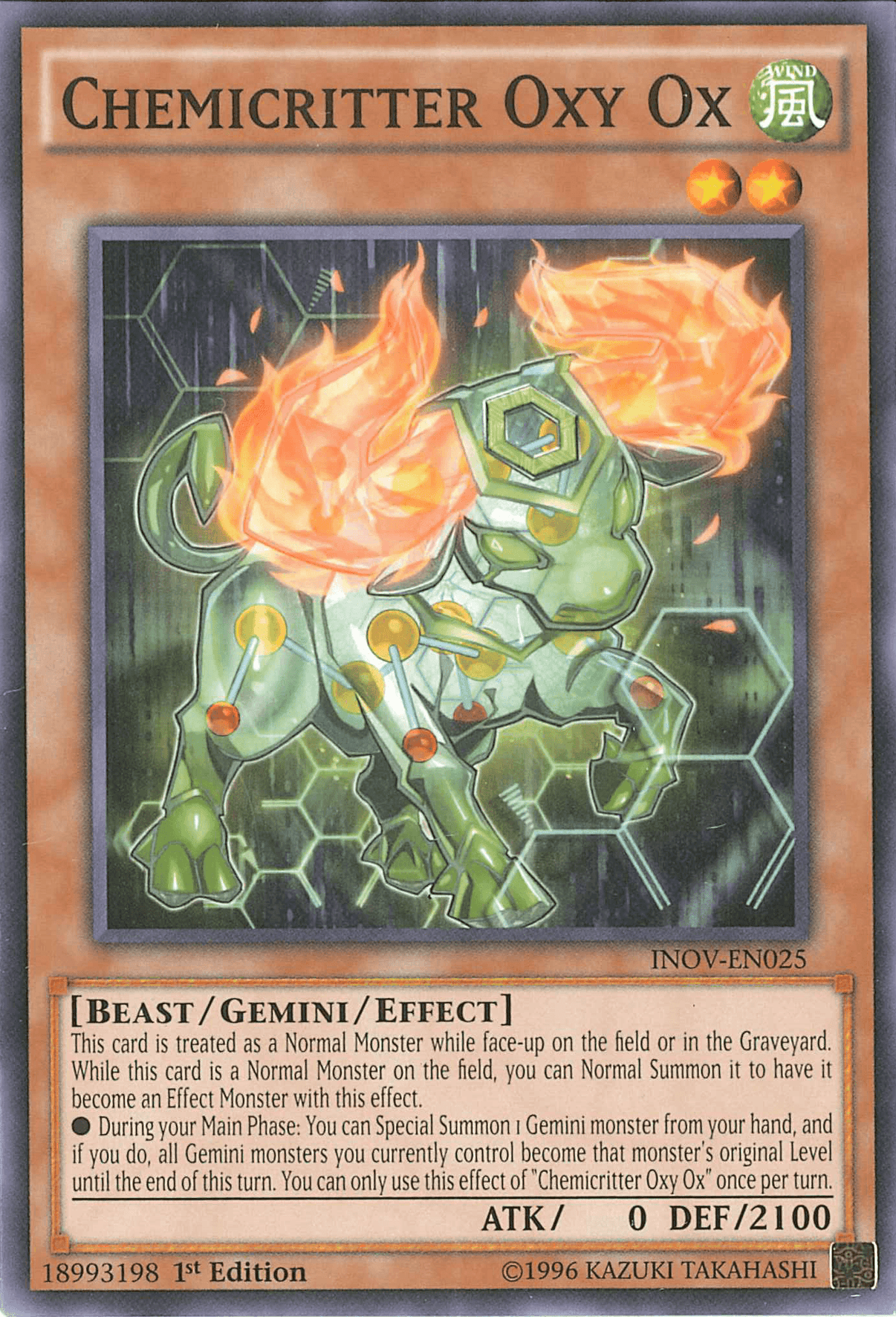 Chemicritter Oxy Ox [INOV-EN025] Common - POKÉ JEUX