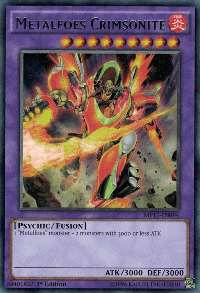 Metalfoes Crimsonite [MP17-EN094] Rare - POKÉ JEUX
