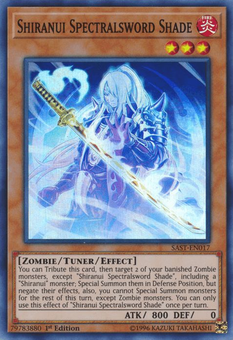 Shiranui Spectralsword Shade [SAST-EN017] Super Rare - POKÉ JEUX