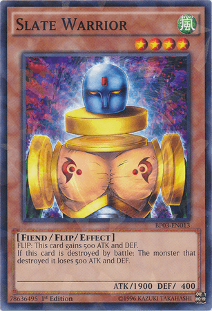 Slate Warrior [BP03-EN013] Shatterfoil Rare - POKÉ JEUX