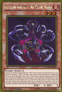 Vulcan Dragni the Cubic King [MVP1-ENG37] Gold Rare - POKÉ JEUX