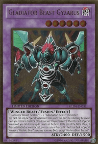 Gladiator Beast Gyzarus [GLD4-EN032] Gold Rare - POKÉ JEUX