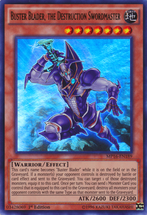 Buster Blader, the Destruction Swordmaster [MP16-EN189] Ultra Rare - POKÉ JEUX