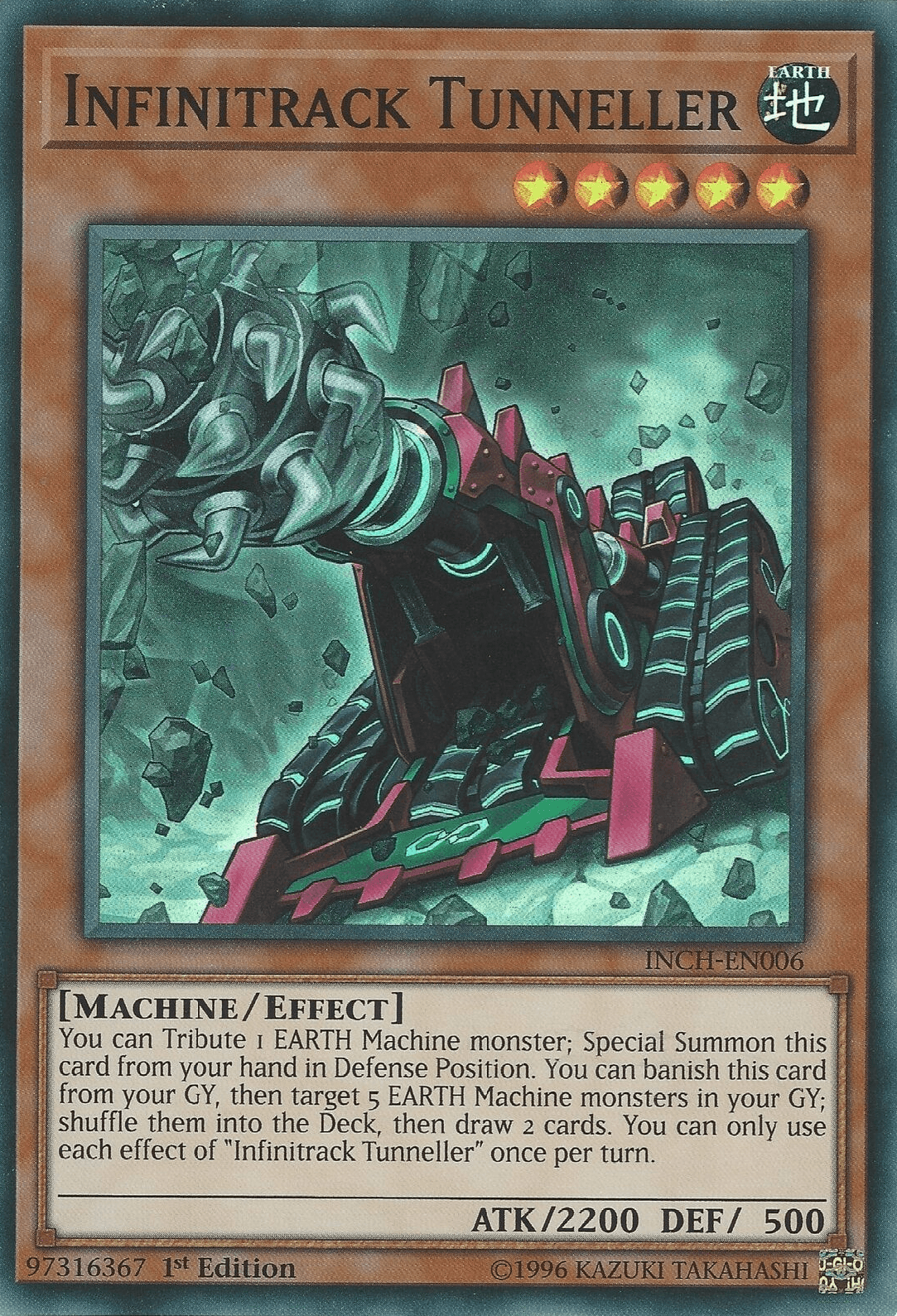 Infinitrack Tunneller [INCH-EN006] Super Rare - POKÉ JEUX