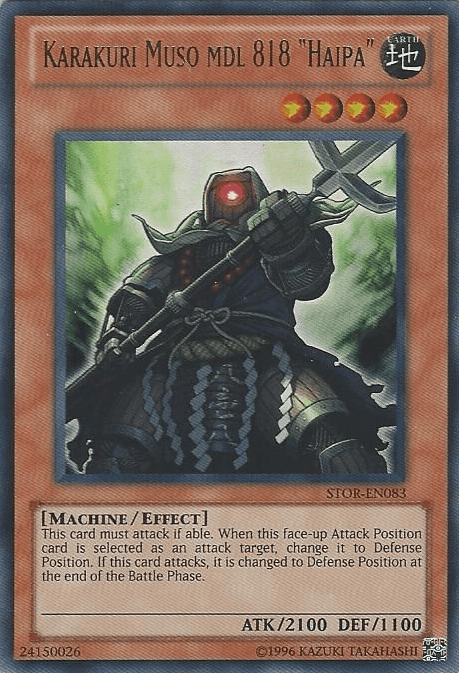 Karakuri Muso mdl 818 "Haipa" [STOR-EN083] Ultra Rare - POKÉ JEUX