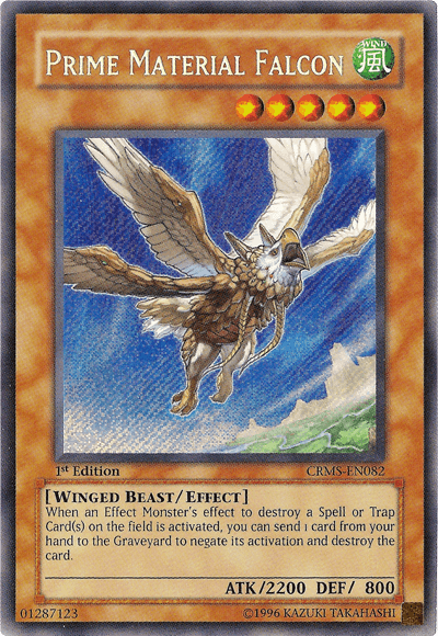 Prime Material Falcon [CRMS-EN082] Secret Rare - POKÉ JEUX
