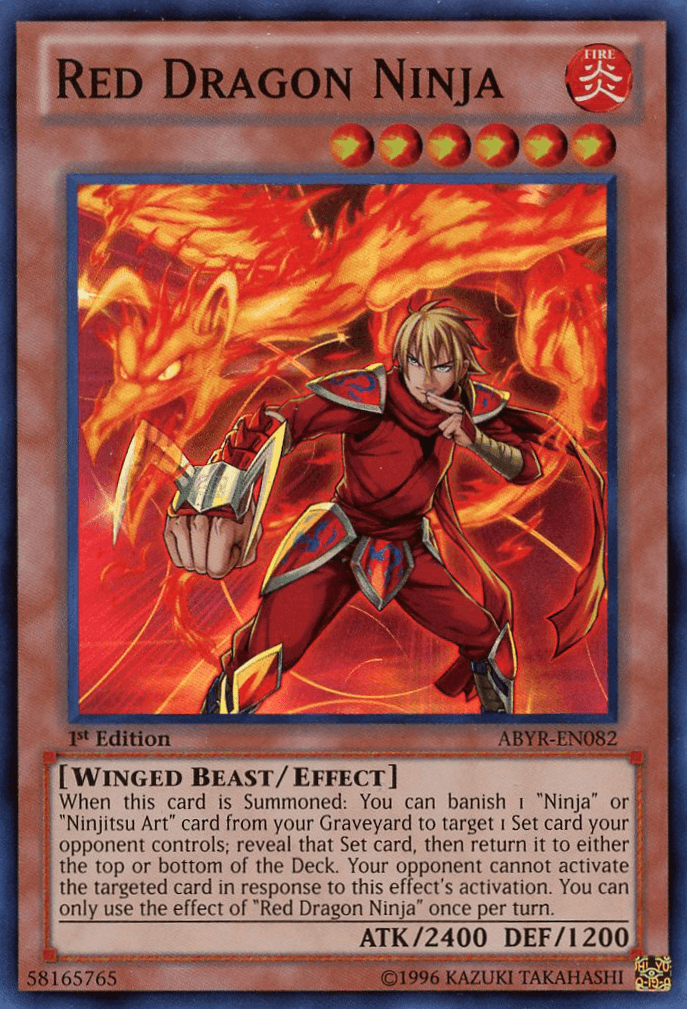 Red Dragon Ninja [ABYR-EN082] Super Rare - POKÉ JEUX