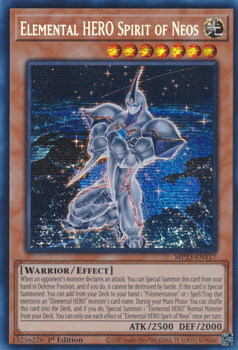 Elemental HERO Spirit of Neos [MP23-EN117] Prismatic Secret Rare - POKÉ JEUX