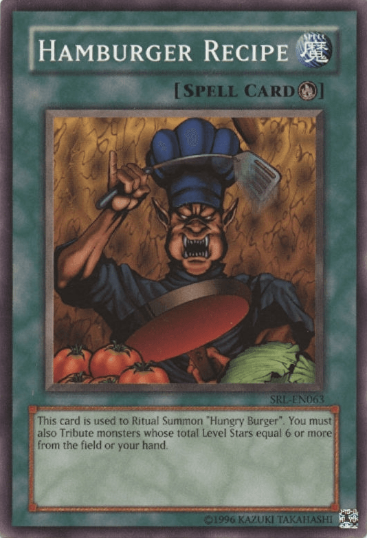Hamburger Recipe [SRL-063] Common - POKÉ JEUX