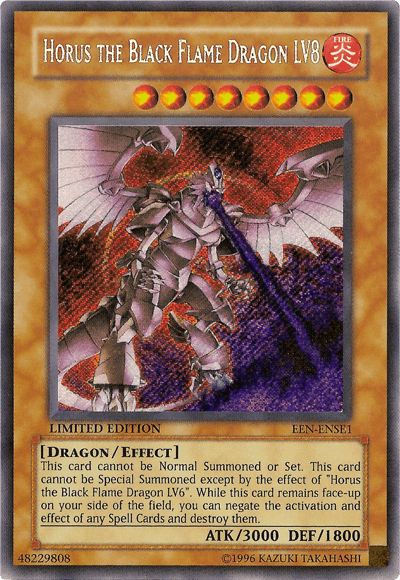 Horus The Black Flame Dragon LV8 [EEN-ENSE1] Secret Rare - POKÉ JEUX