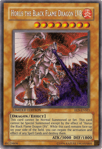 Horus The Black Flame Dragon LV8 [EEN-ENSE1] Secret Rare - POKÉ JEUX