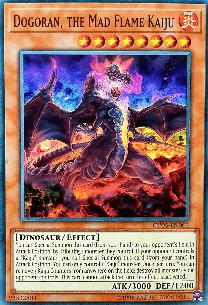 Dogoran, the Mad Flame Kaiju [OP05-EN004] Super Rare - POKÉ JEUX