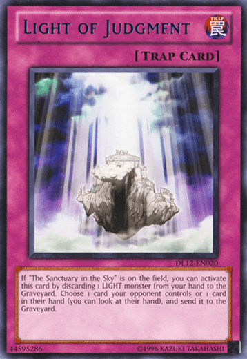 Light of Judgment (Blue) [DL12-EN020] Rare - POKÉ JEUX