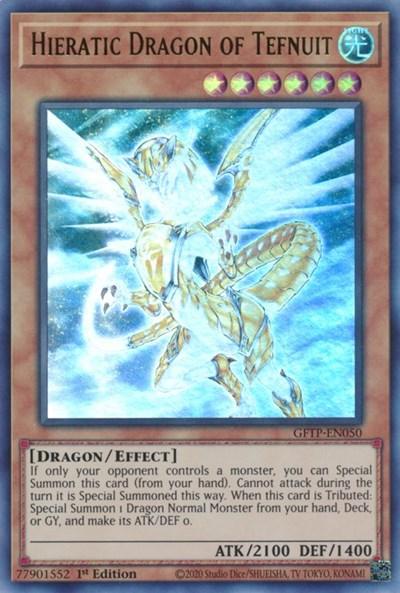Hieratic Dragon of Tefnuit [GFTP-EN050] Ultra Rare - POKÉ JEUX