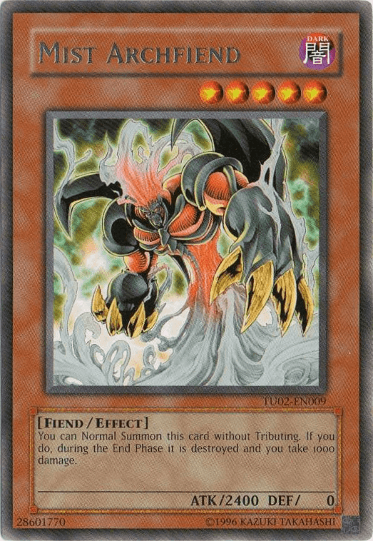Mist Archfiend [TU02-EN009] Rare - POKÉ JEUX