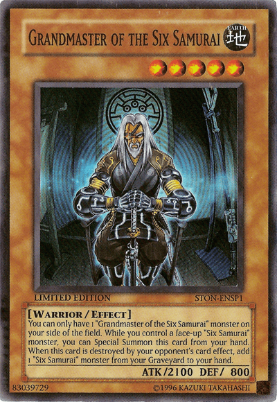 Grandmaster of the Six Samurai [STON-ENSP1] Super Rare - POKÉ JEUX