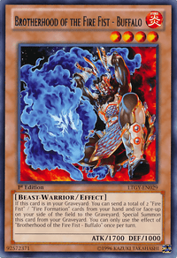 Brotherhood of the Fire Fist - Buffalo [LTGY-EN029] Rare - POKÉ JEUX