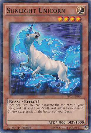 Sunlight Unicorn [BP03-EN064] Shatterfoil Rare - POKÉ JEUX