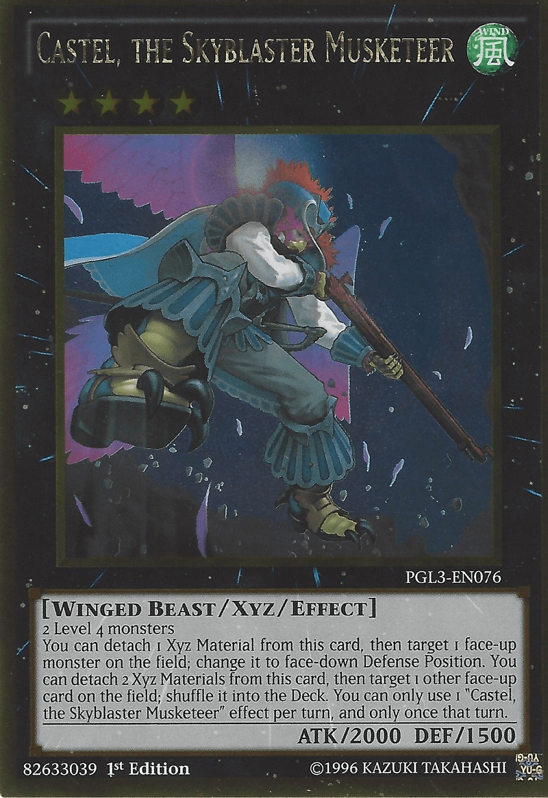 Castel, the Skyblaster Musketeer [PGL3-EN076] Gold Rare - POKÉ JEUX