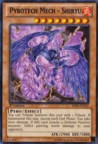 Pyrotech Mech - Shiryu [BP02-EN122] Rare - POKÉ JEUX